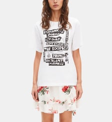 T-shirt avec sérigraphie The Kooples