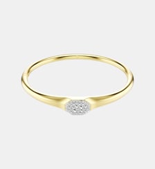 Bracelet-jonc Dextera, Doré à l’or 18 carats (750/1000) Swarovski