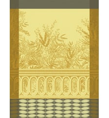 Torchon Riviera Mimosa Le Jacquard Francais