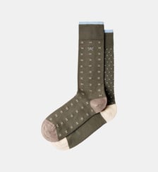 Lot De 2 Paires De Chaussettes En Coton Peigné À Motif H Hackett London