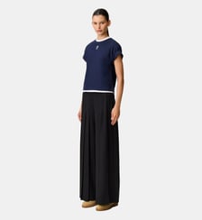 Pantalon large plissé noir Claudie Pierlot