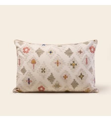 Housse De Coussin  Broderie ethnique Madura