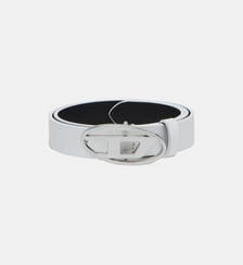 Ceinture 2.4 cm en cuir avec boucle émaillée Diesel