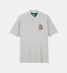 Polo piqué Funky Animals manches courtes en coton Serge Blanco