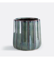Cache-pot en céramique reliéfée, diamètre 27 cm La Redoute Interieurs