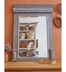 Grand miroir trumeau en bois Georges N°1092- Produit chiné Debongout