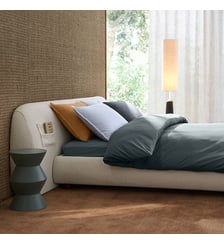 Drap plat en percale de coton lavé AM.PM