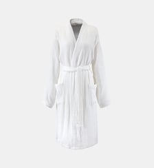 Peignoir long en gaze de coton Desforges