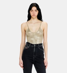 Body en jersey brillant à col rond Diesel