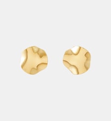 Boucles d'oreilles rondes acier inoxydable doré Balaboosté
