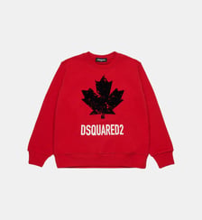 Sweat-shirt à col ras du cou avec logo sport Dsquared2