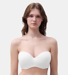 Soutien-gorge bandeau coques bretelles amovibles maille douce Chantelle
