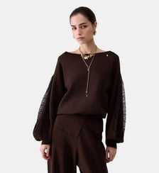 Maille avec empiècements en dentelle Liu Jo