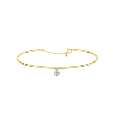 Bracelet jonc 360° - Diamant 0,20ct - Or jaune 750‰ La Brune & La Blonde
