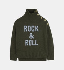 Pull col montant boutonné Zadig&Voltaire Kids