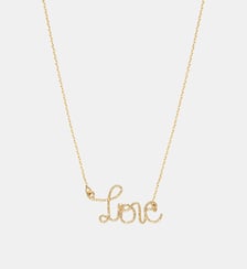 Collier doré love - bling Caroline Najman