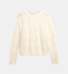 Pull à losanges en laine et alpaga - ROCH Gerard Darel
