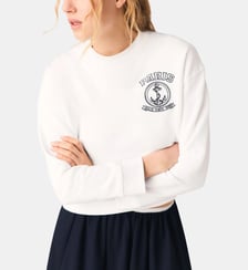 Sweatshirt à imprimé marin Maje