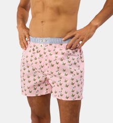 Caleçon Pink forest en coton biologique Billybelt