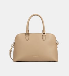 Sac à main demi lune en cuir grainé Lancaster