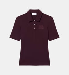 Polo Piqué stretch broderie slim fit Lacoste