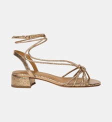 Sandales à Talon Tara Cuir Laminé Bobbies