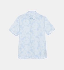 Chemise regular imprimé floral rayé Ikks