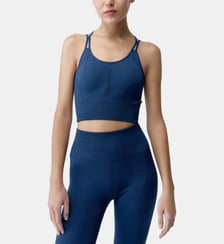 Brassière de sport femme Kamay maintien moyen bretelles coussinets amovibles Born Living Yoga