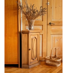 Étagère d'angle en bois massif Gaëlle N°1458- Produit chiné Debongout