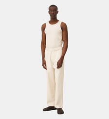 Pantalon élastiqué relax Michigan Ecru Noyoco