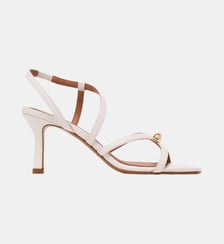 Sandales multibrides en cuir Maje