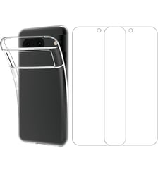 Pack Google Pixel 8A coque + verre trempé x2 Essentiel B