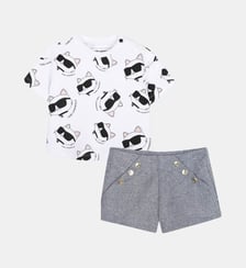 Chemisier et short ensemble Karl Lagerfeld Kids