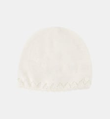 Bonnet -  coton cachemire maille ajourée Tartine Et Chocolat