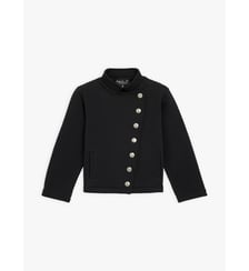 blouson Fifrelin en molleton de coton noir Agnès b.