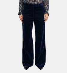 Pantalon large de tailleur en velours - MYA Gerard Darel