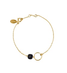 Bracelet doré quartz rose - fidji Caroline Najman