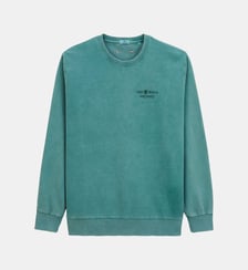 Sweat col rond Archives teinture old en coton Serge Blanco