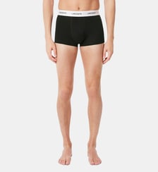 Lot de 3 boxers signature en coton stretch Lacoste