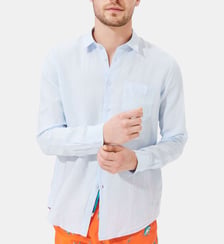 Chemise en lin unie Vilebrequin