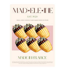 Poster Nazma Khokhar - French Treat Delight Poster & Frame