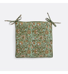 Galette de chaise en coton imprimé block-print La Redoute Interieurs