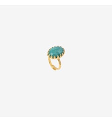 Bague cornaline/camee plaquée or petit modele - dubarry Caroline Najman
