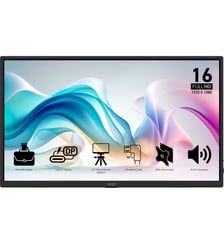 Ecran PC Pro MP165 16" IPS Full HD HDMI 2.1 Support intégré MSI