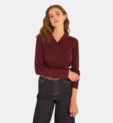 Pull À Manches Longues En Laine Mélangée Ashley Maison 123