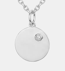 Bracelet souple Insolite | Ronde en Argent avec diamant blanc La Garçonne Diamant