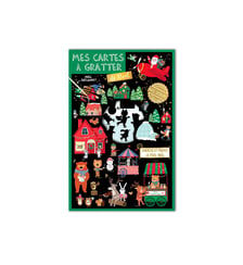 Cartes A Gratter Village De Noël (Assortiment De 6 Cartes) Cartesdart