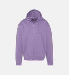 Sweatshirt zippé à capuche custom thunder Schott