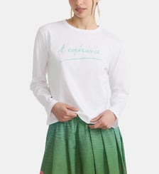 T-shirt cool en jersey de coton Agnès b.