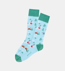 Chaussettes en coton - Noël en altitude Lagon Arthur